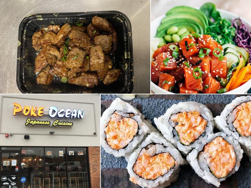 poke ocean Japanese cuisine