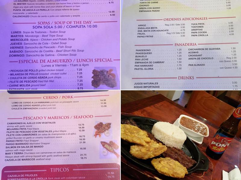 Makondo Restaurant Menu