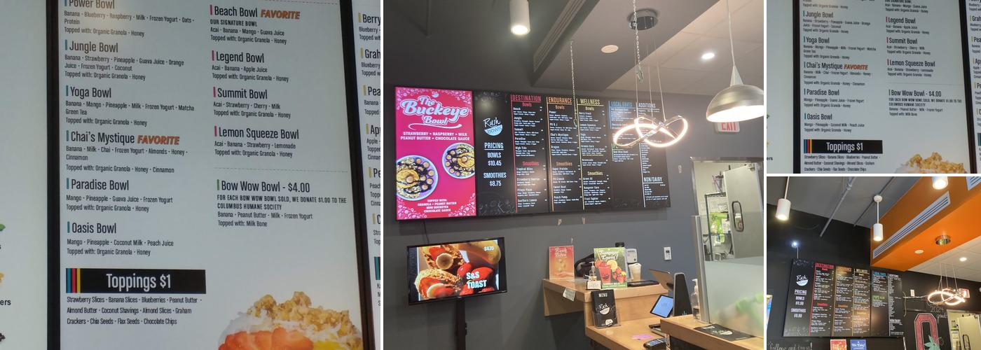 Rush Bowls Menu