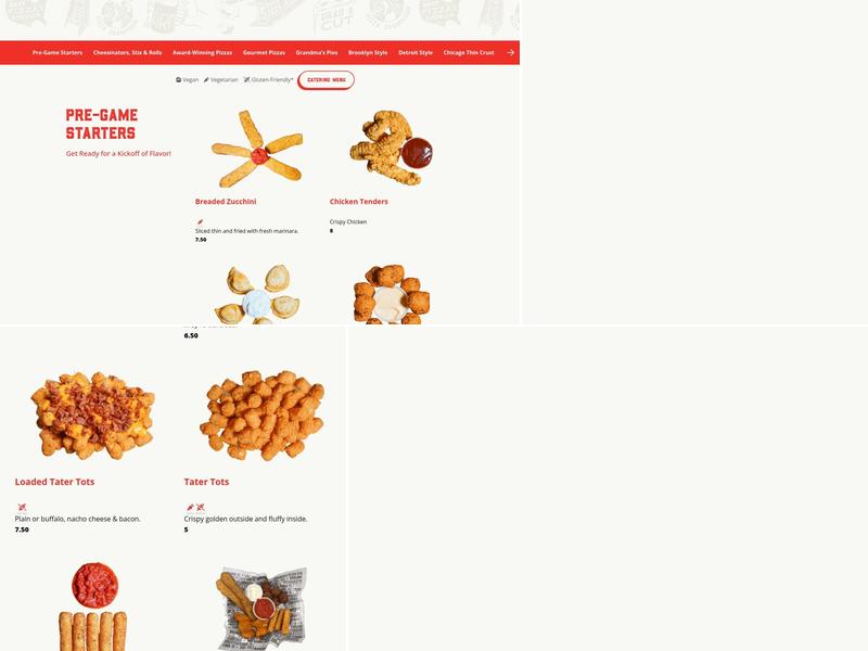 Caliente Pizza and Draft House Menu