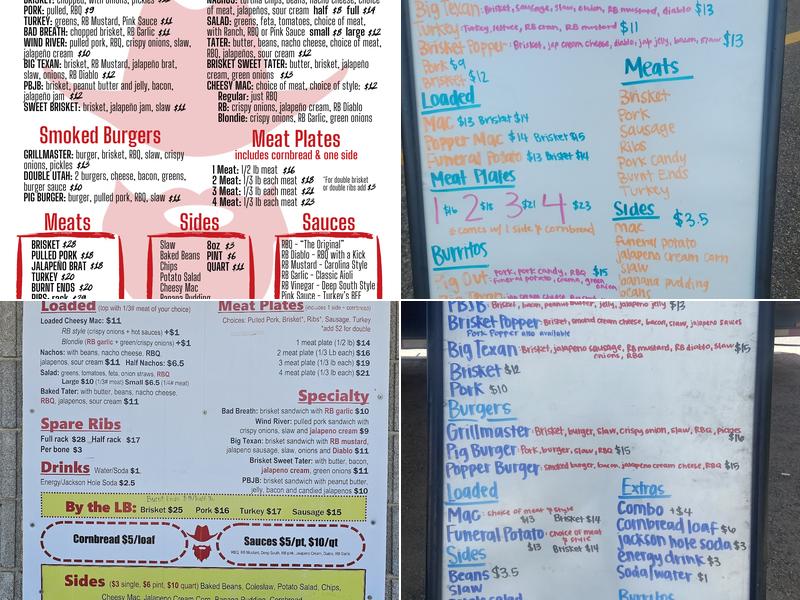 Red Beard BBQ Menu
