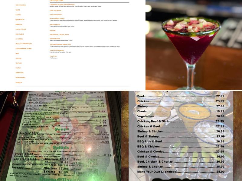 Los Tios Grill ( Arlington) Menu