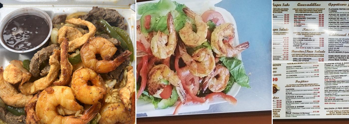 Silvestre Chicken Menu