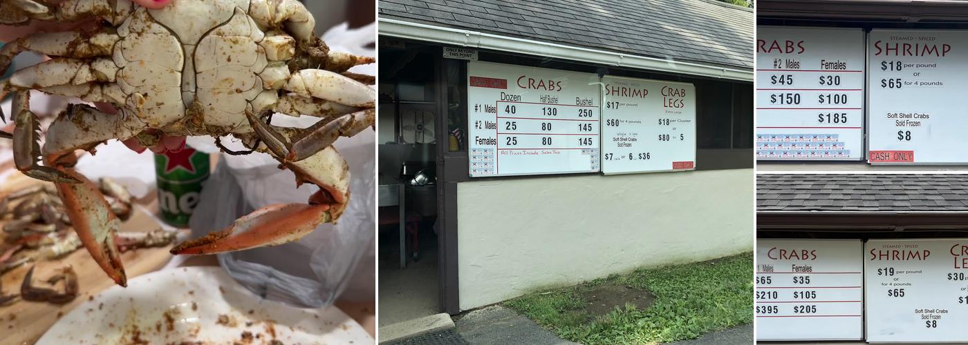 Vernon & Steve Crabs Menu