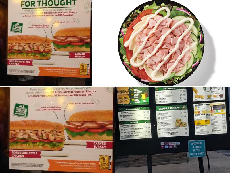 Subway Menu
