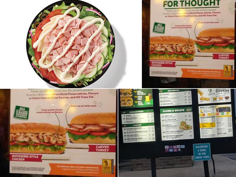 Subway Menu