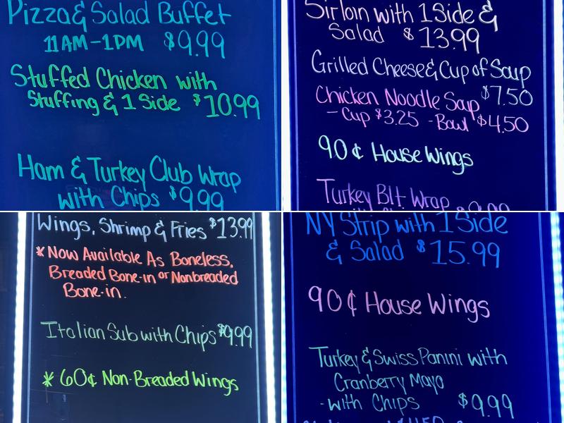 Post 26 Diner Menu