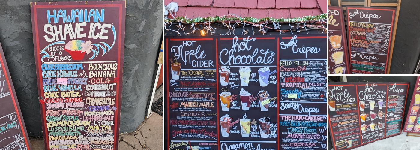 Totally Nuts & Company Menu