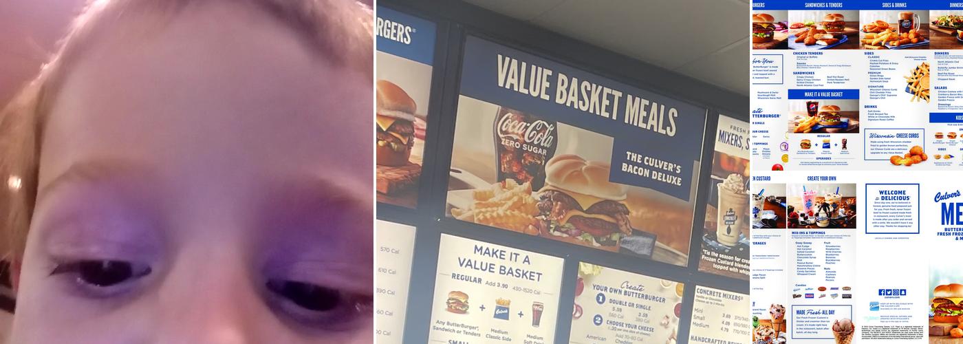 Culver’s Menu