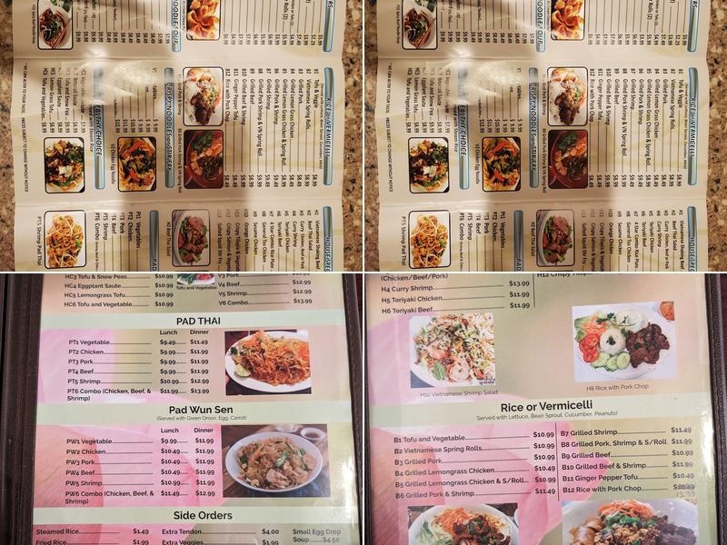 PHO 32 Menu