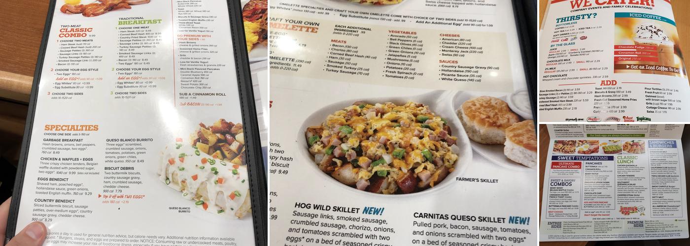 Jimmy's Egg - Mission Menu