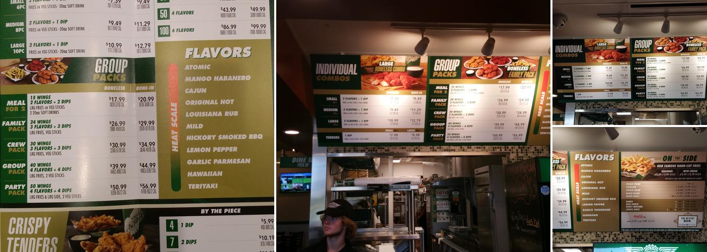 Wingstop Menu