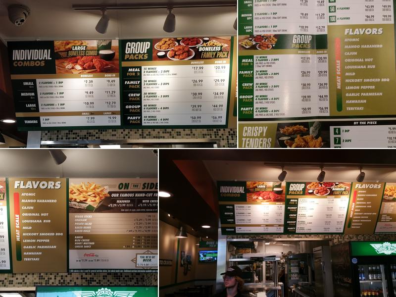 Wingstop Menu