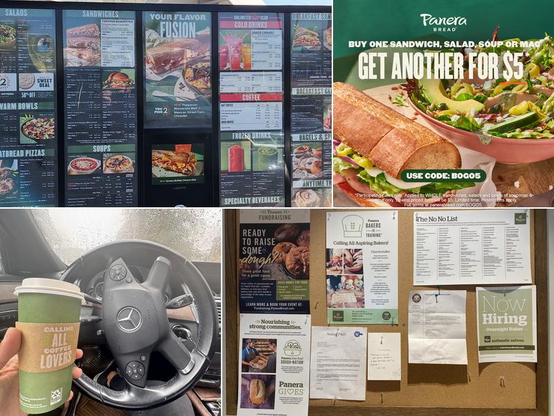 Panera Bread Menu