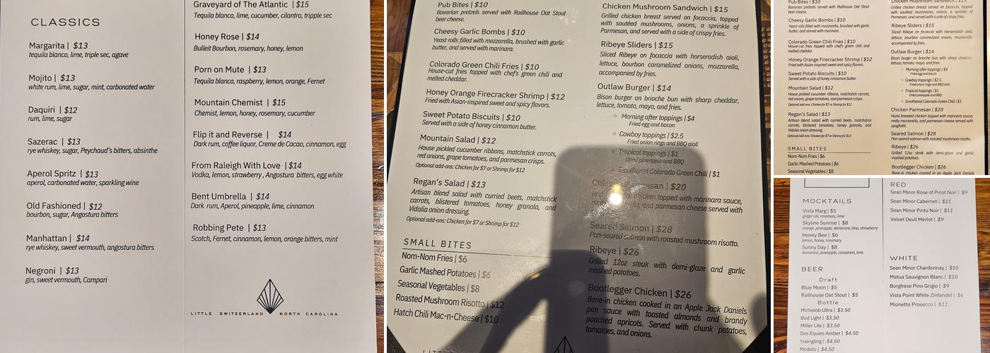 Skyline Restaurant & Bar Menu