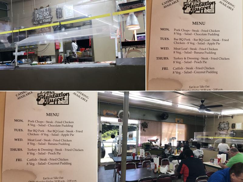 Plantation Buffet Menu