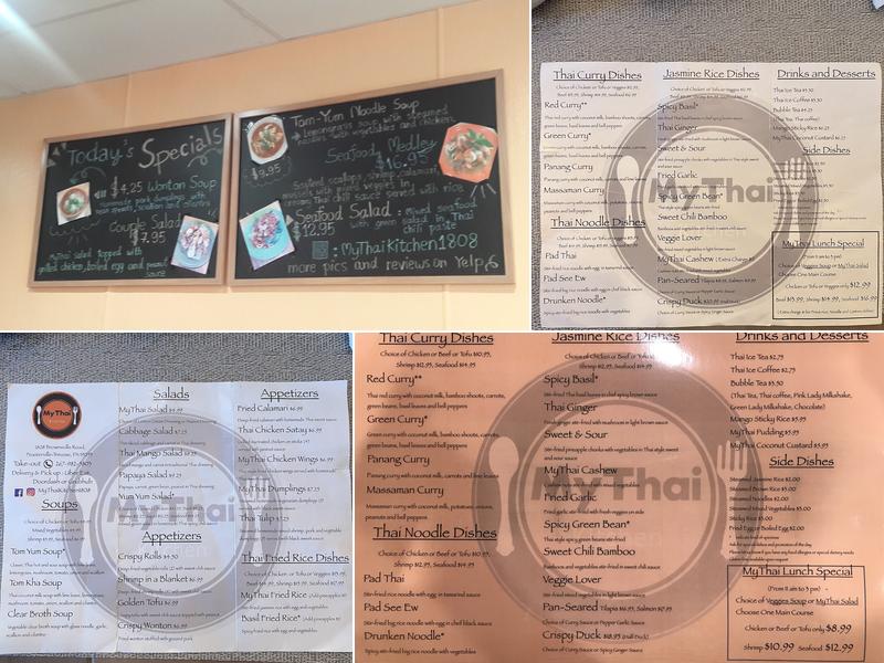 MyThai Kitchen Menu