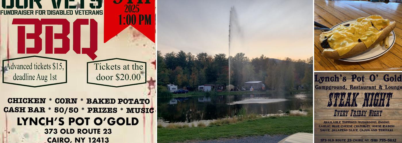 Lynch's Pot O' Gold Menu