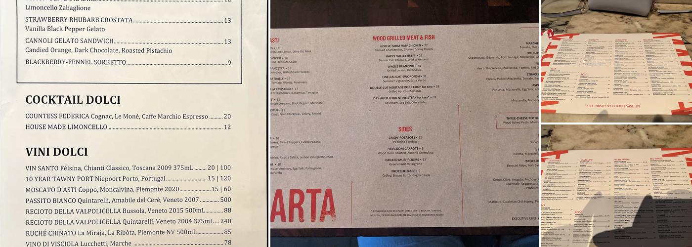 Marta Menu
