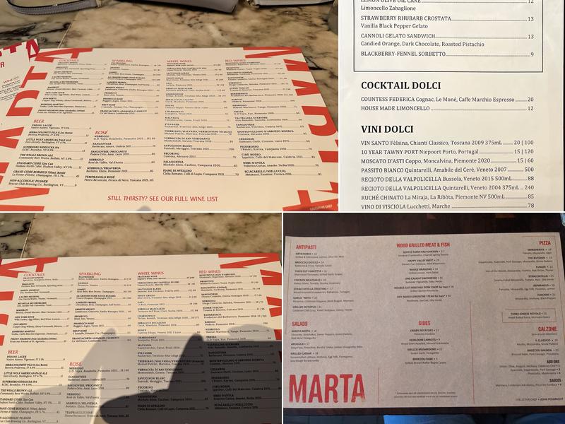Marta Menu