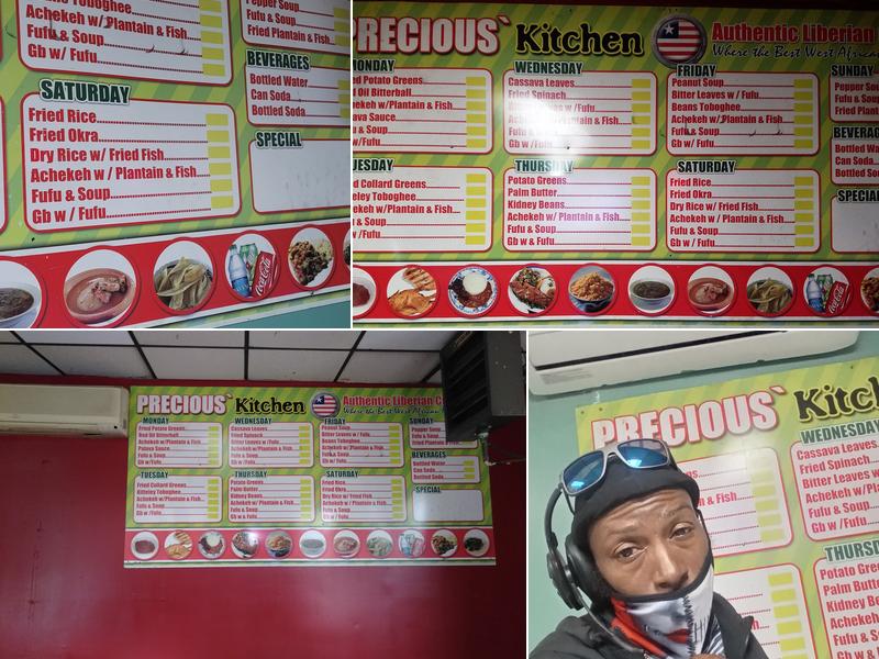 Precious Kitchen Menu