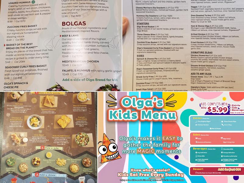Olga's Kitchen Menu