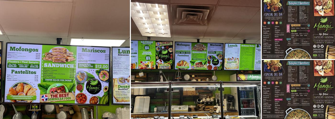 Mangú Dominican Bistro Menu
