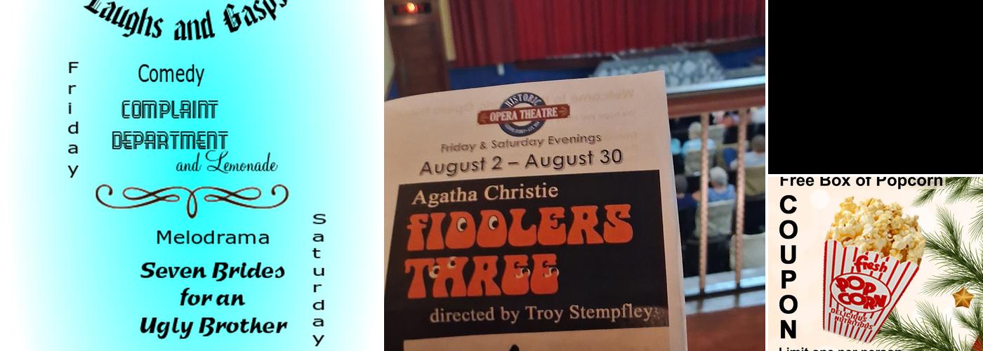 Historic Opera Theater Menu