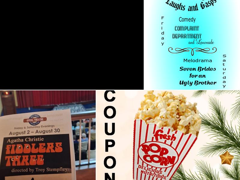 Historic Opera Theater Menu