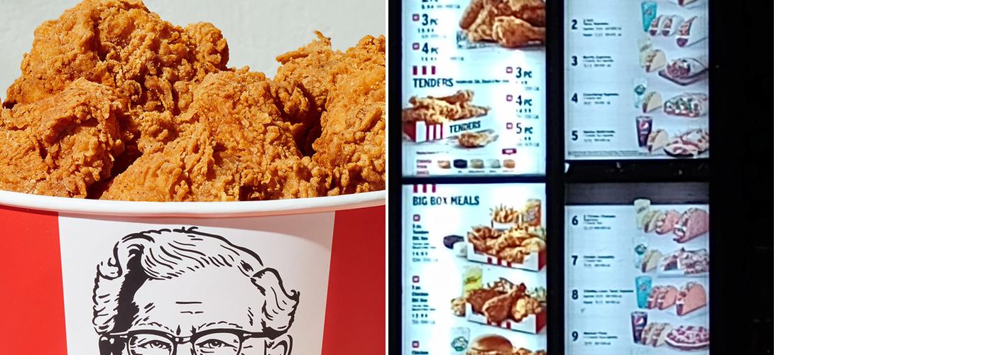 KFC Menu