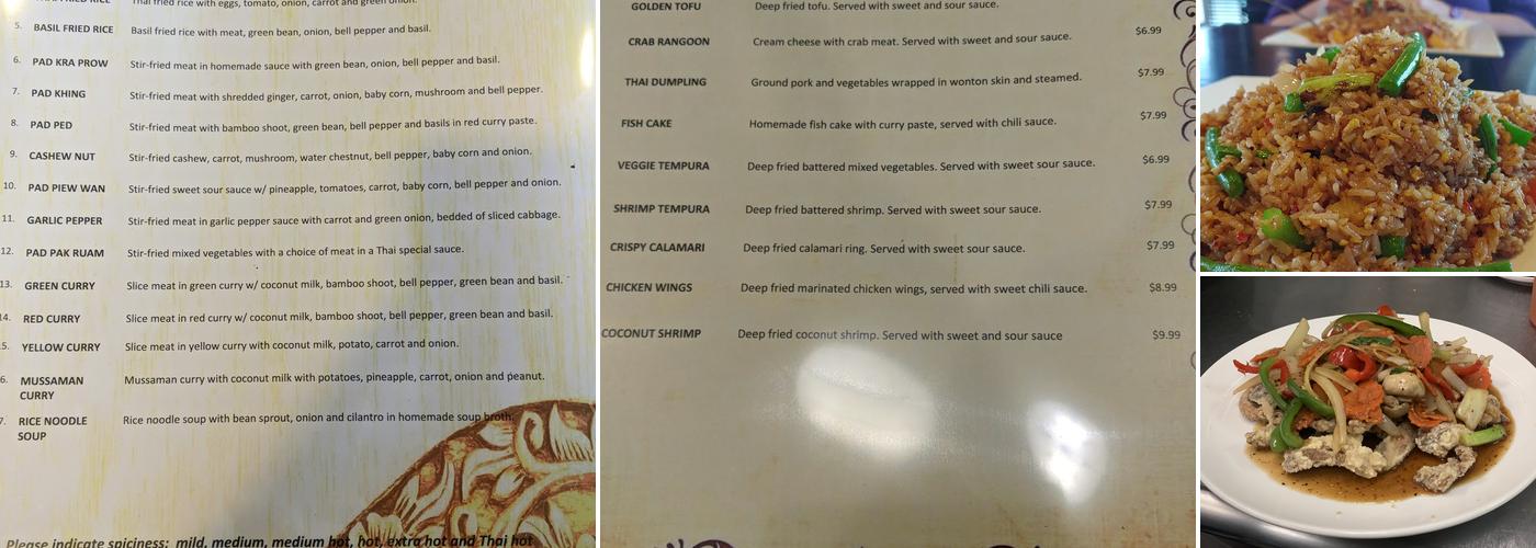 Thai Basil Menu