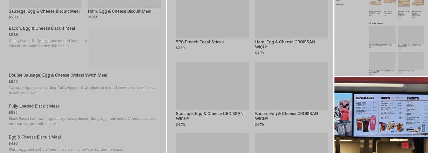 Burger King Menu