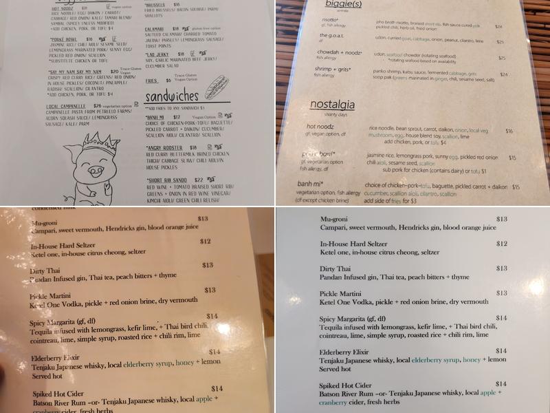 Le Mu Eats Menu