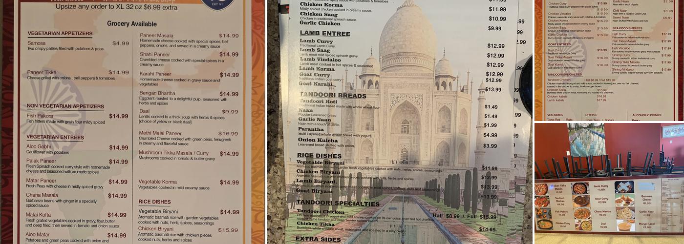 Flavors of India (Punjabi Dhaba) Menu