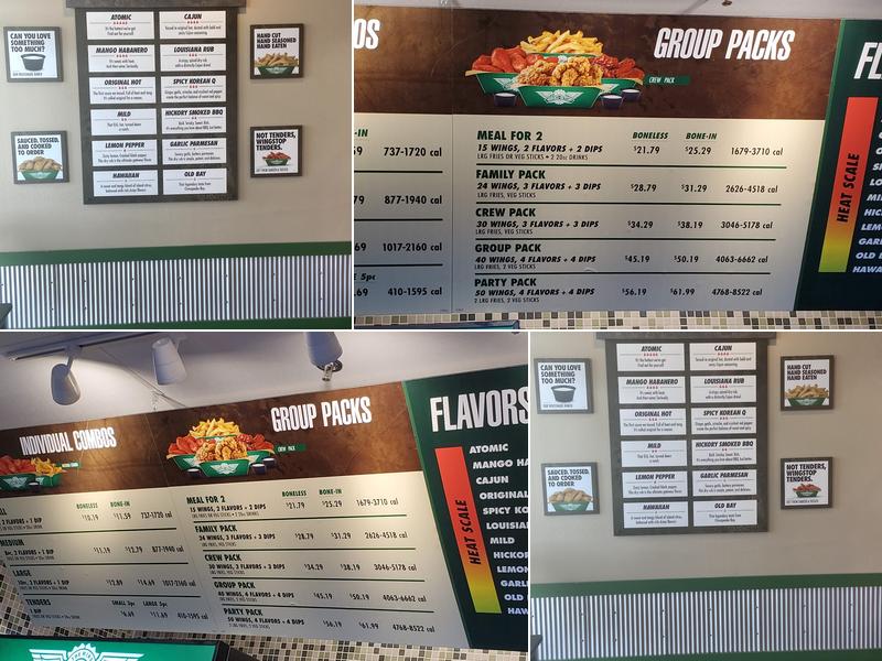 Wingstop Menu