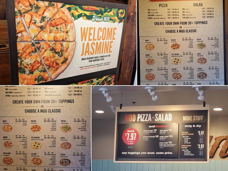 MOD Pizza Menu
