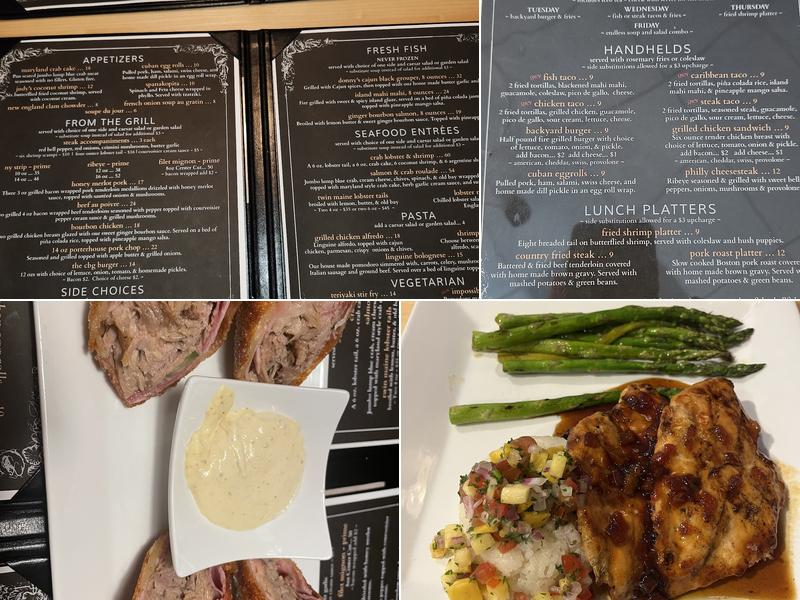 Chop Block Grill Menu