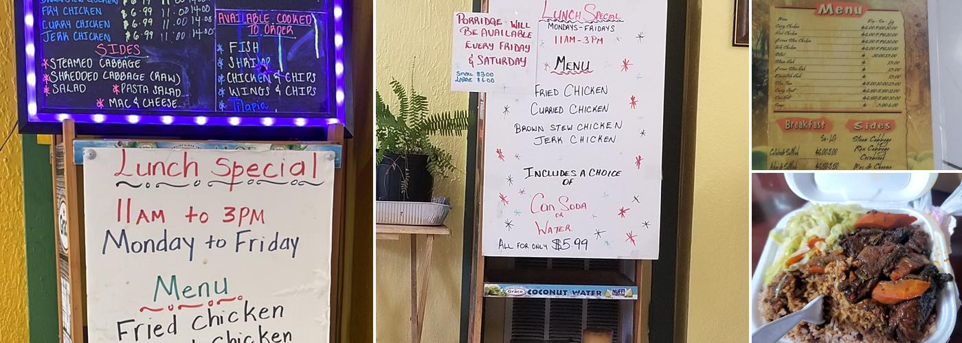 ISLAND VIBEZ Menu