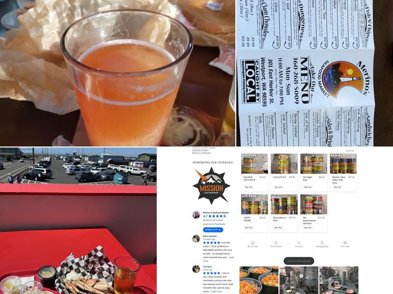 Merino's Seafood Market Menu