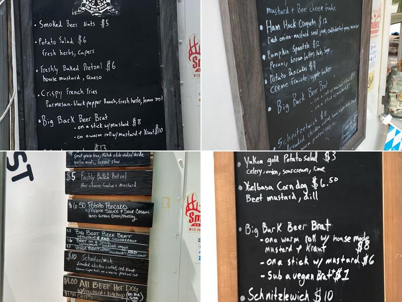 The Black Forest Menu