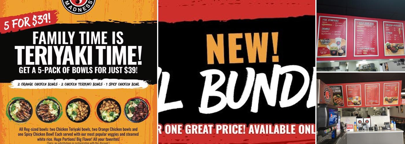 Teriyaki Madness Menu