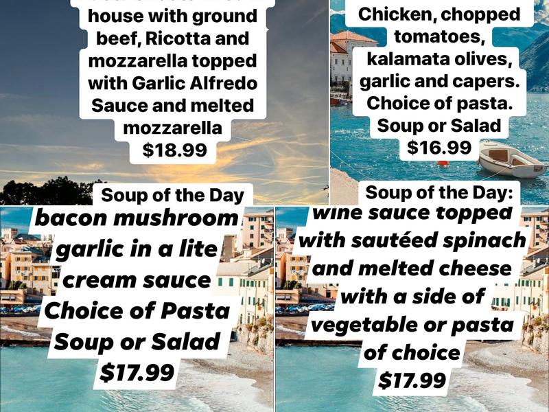 Mariana's Menu