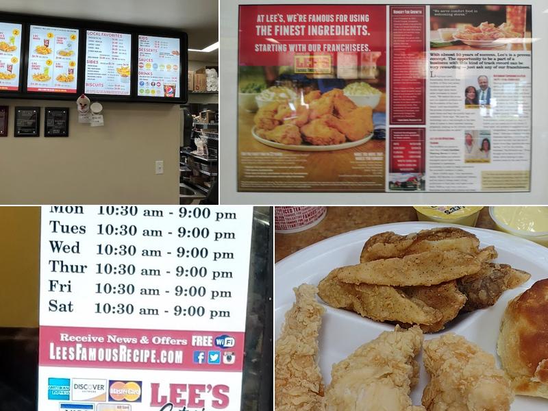 Lee's Famous Recipe Chicken Menu