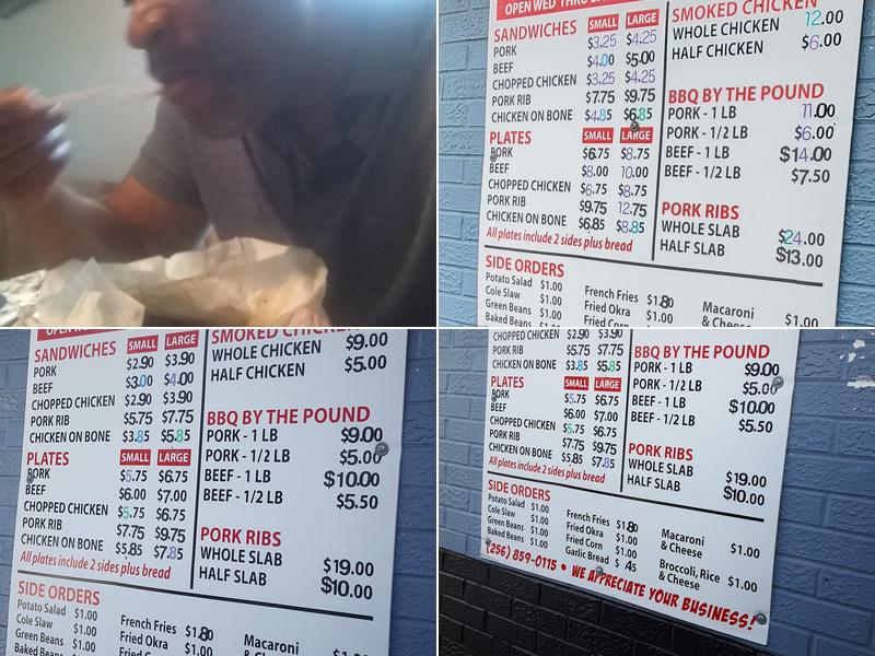 Floyd's Barbeque Menu