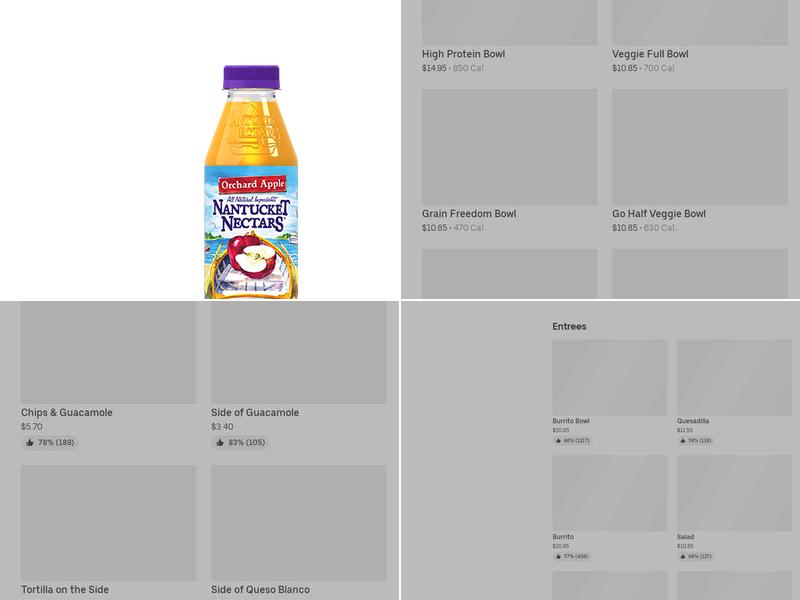 Chipotle Mexican Grill Menu