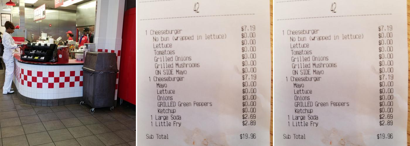 Five Guys Menu