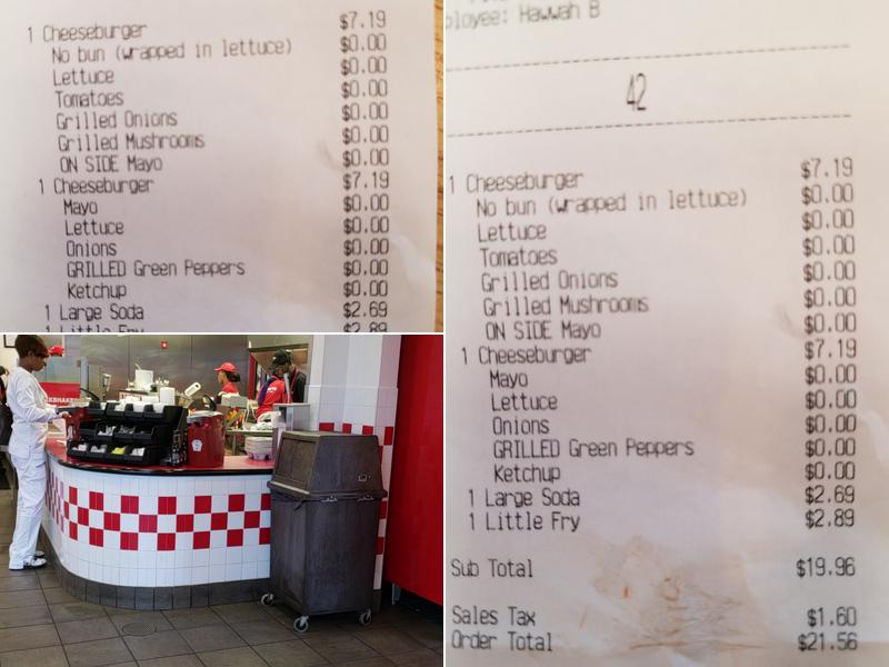 Five Guys Menu