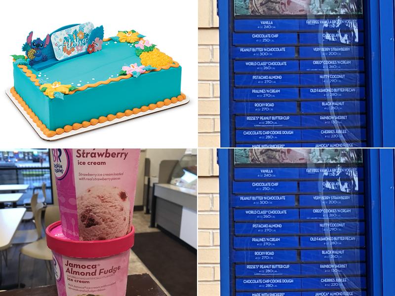 Baskin-Robbins Menu