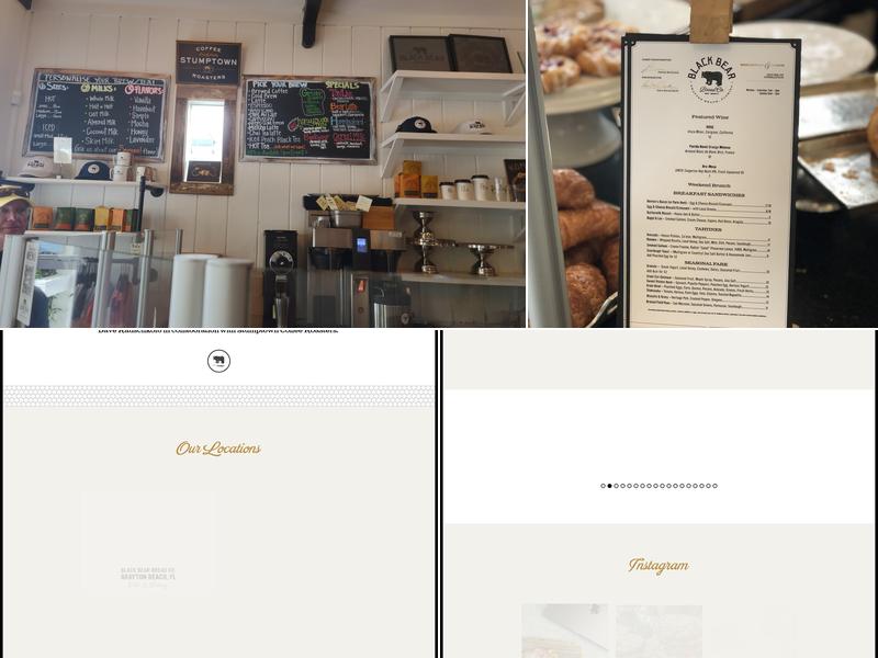 Black Bear Bread Co. Menu