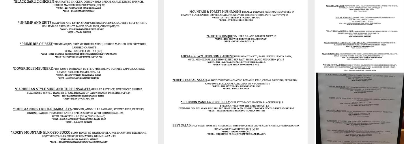 ShowThyme Menu